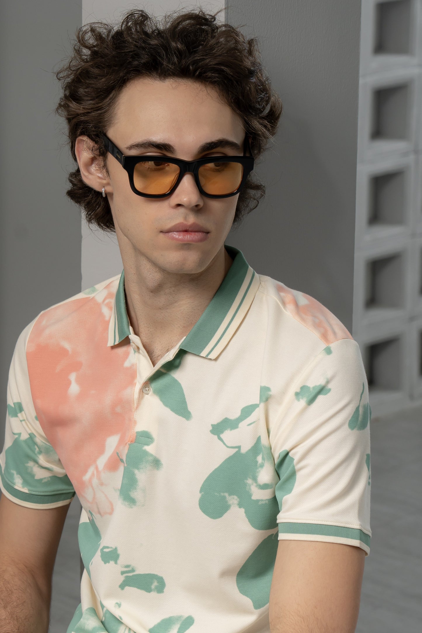 Men's Teal Haze Polo - Rig Anthony