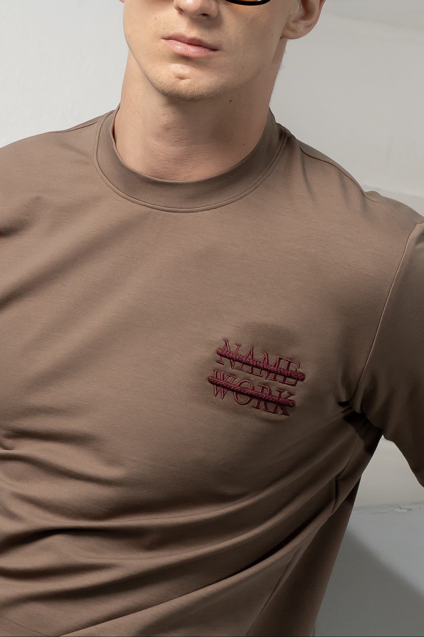 Men’s Mocha Verge T-Shirt - Rig Anthony