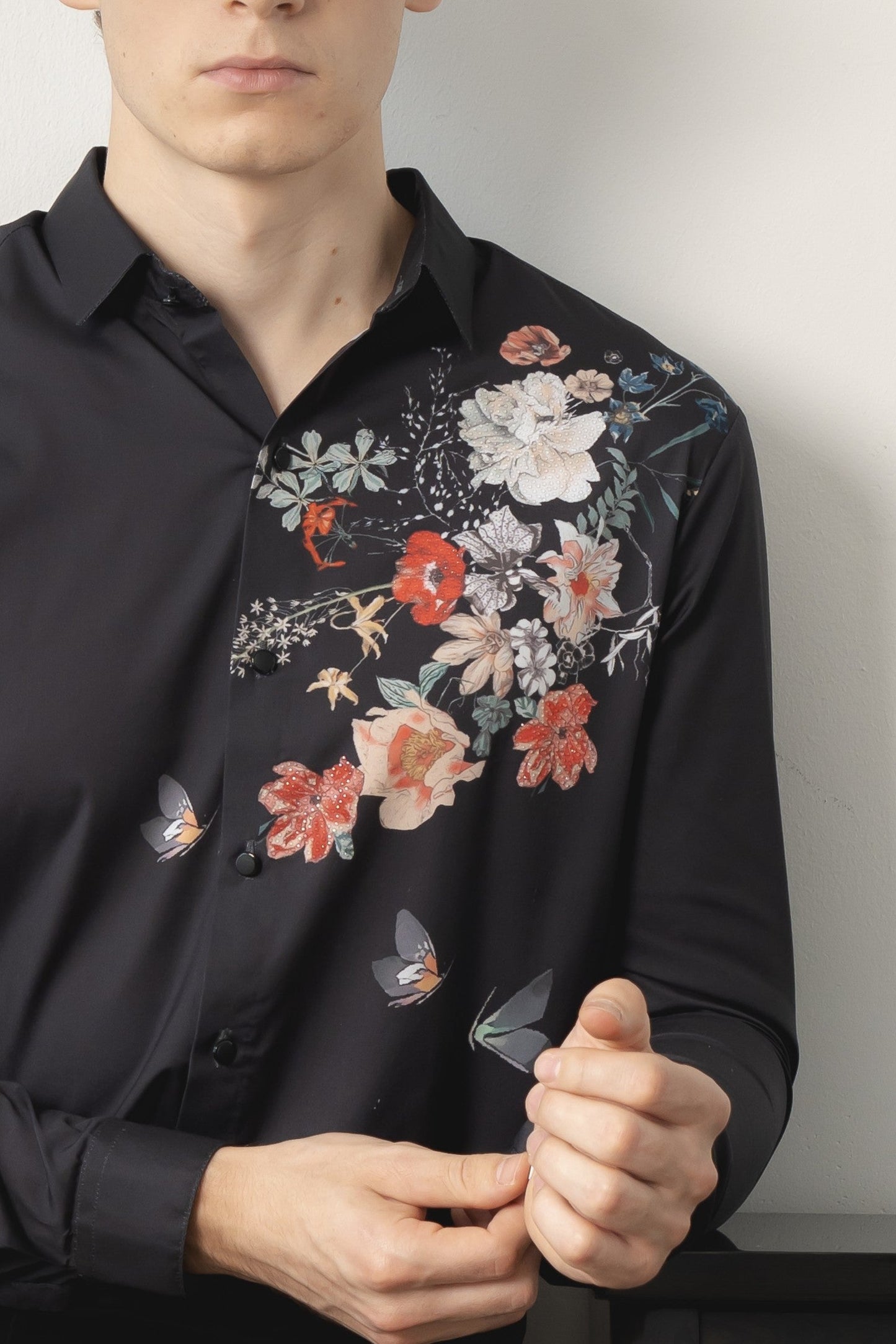 Men's Midnight Bloom Shirt - Rig Anthony