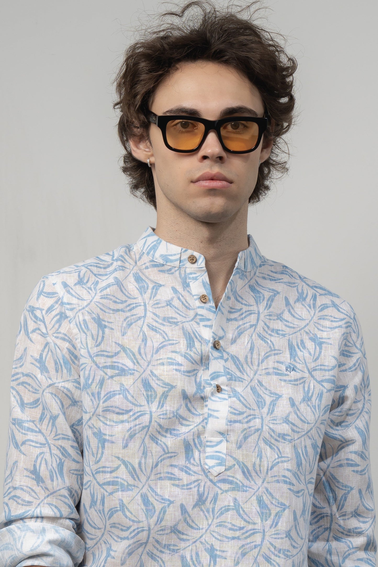 Men's Skyleaf Linen Shirt - Rig Anthony