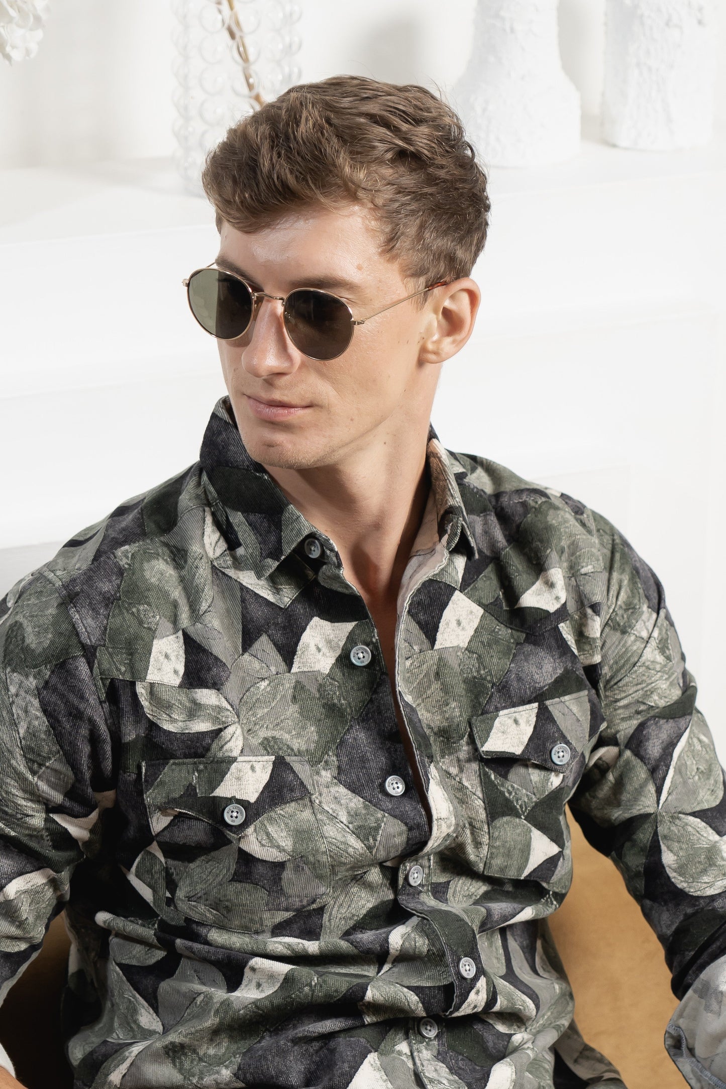 Men's Shadowbloom Corduroy Shirt - Rig Anthony