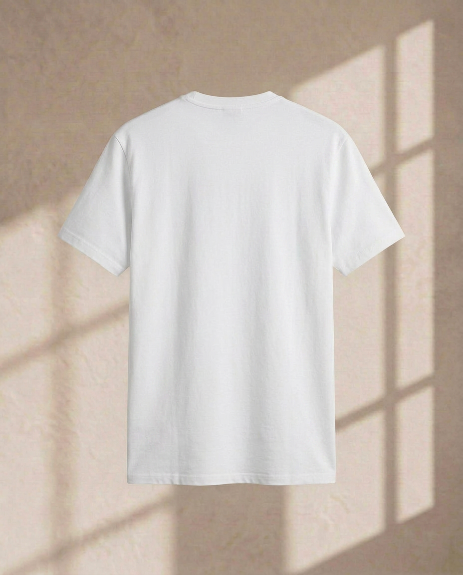 Ivory White Premium Pocket T-Shirt-12107
