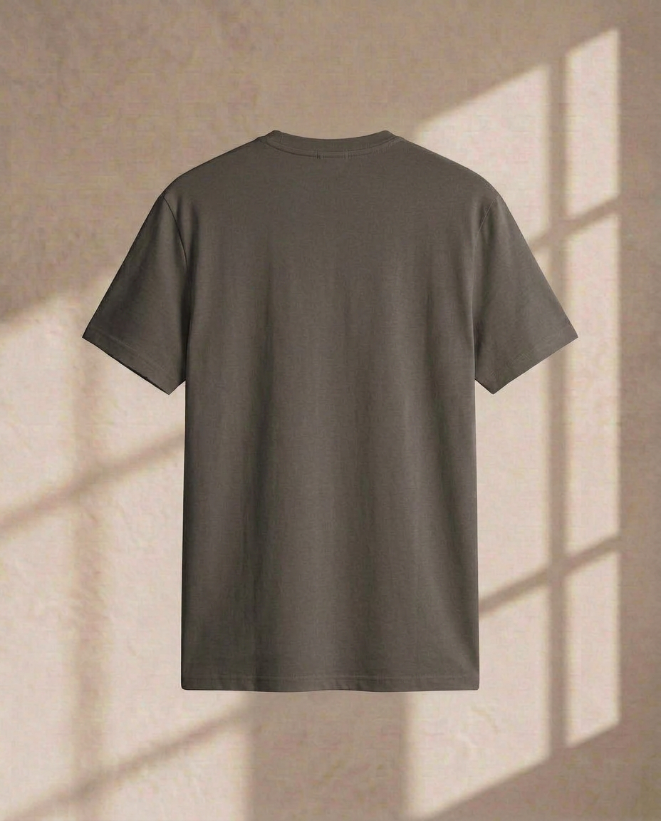 Charcoal Grey Premium Pocket T-Shirt-12107