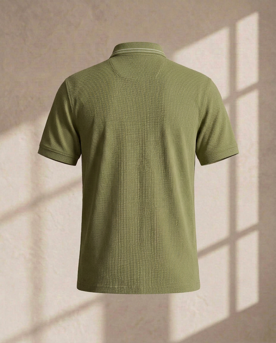 Olive Sage Premium Polo T-Shirt-14154