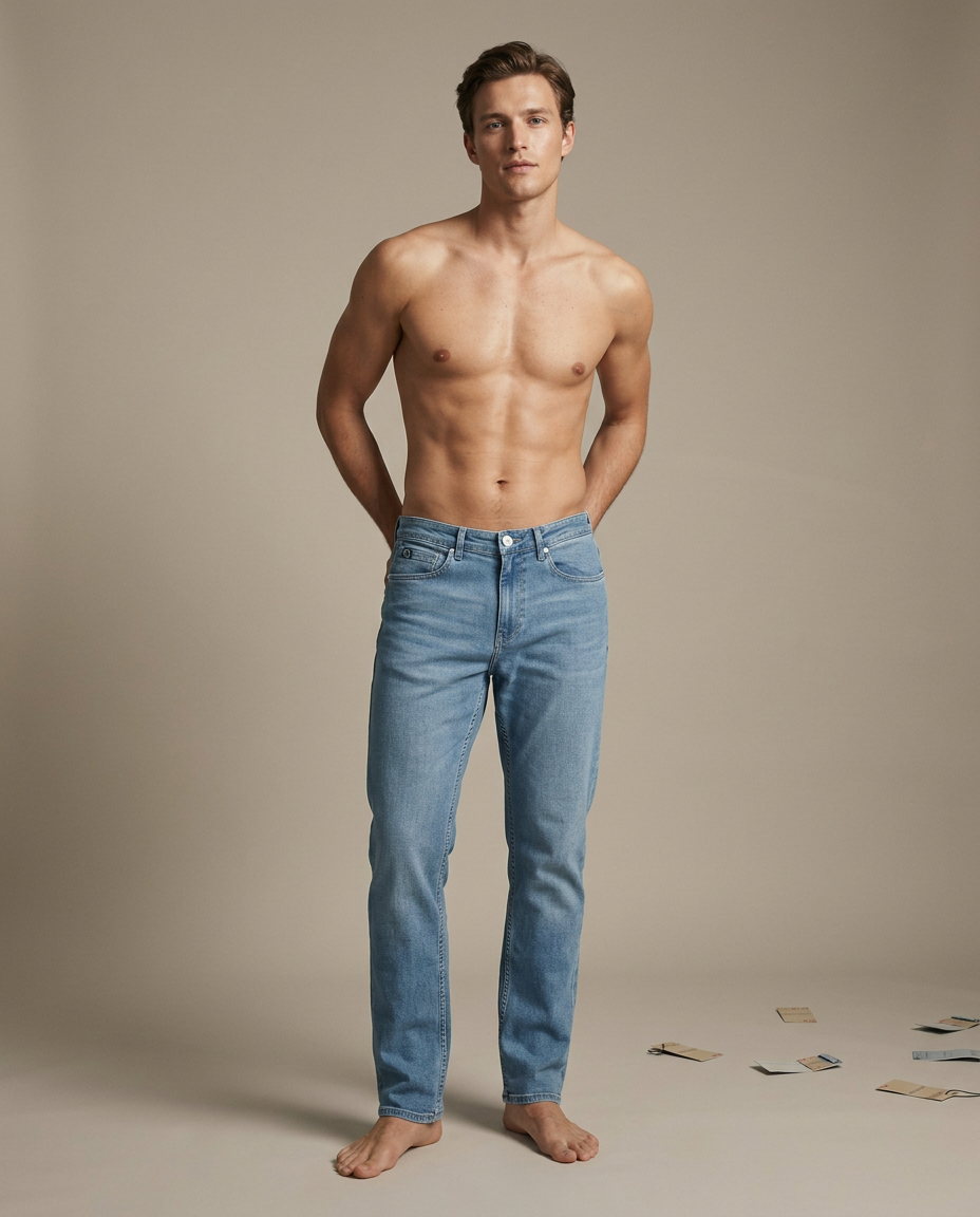 Sky Blue Essential Denim-15747