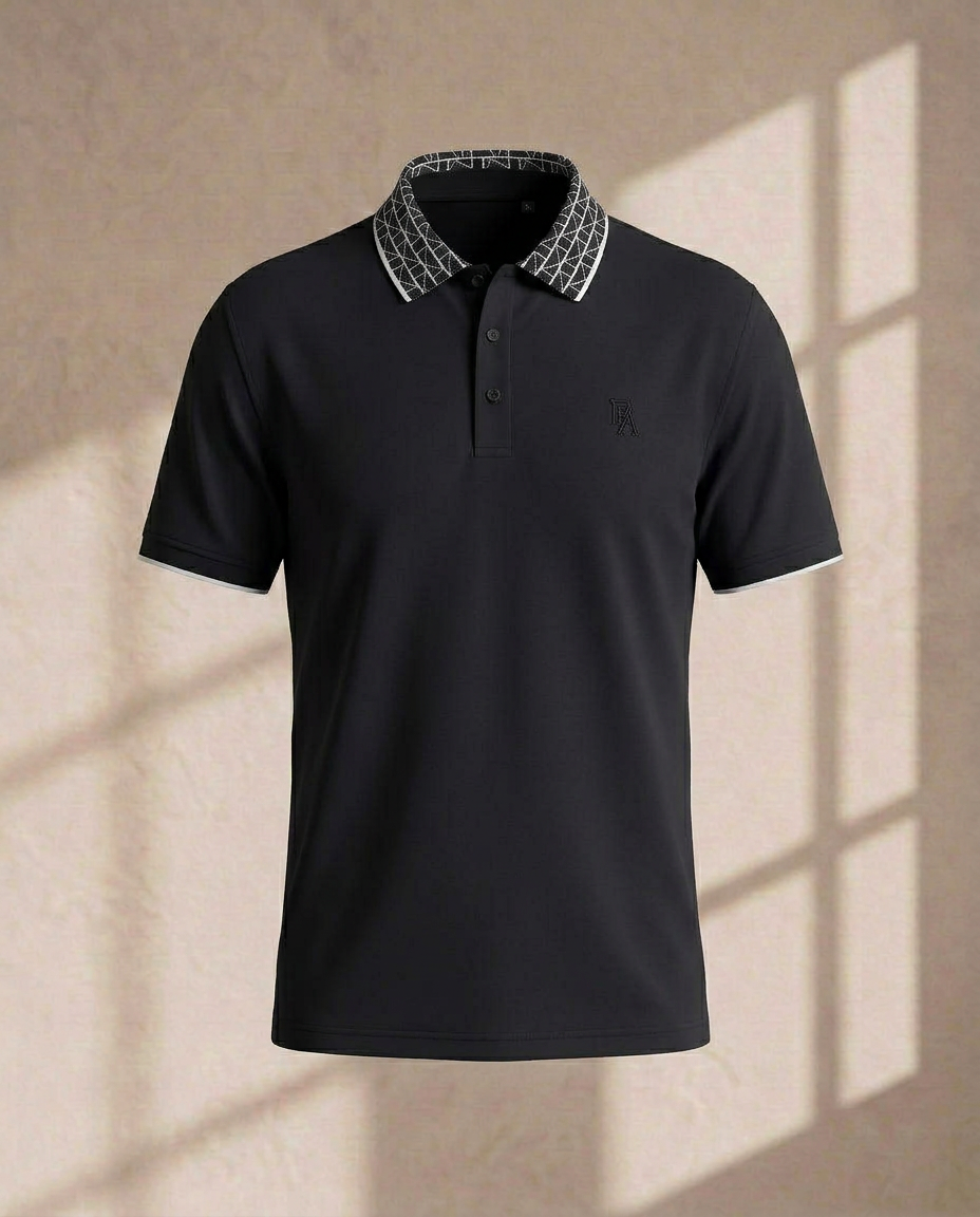 Midnight Navy Signature Polo T-Shirt-14121