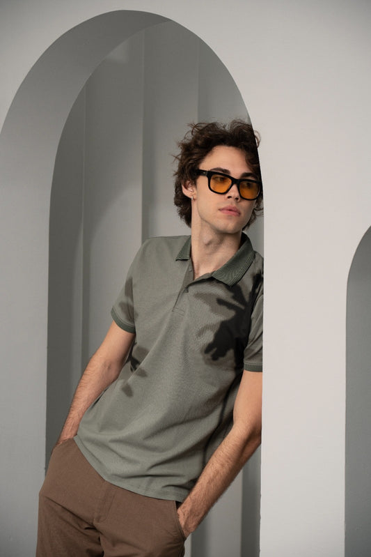 Men's Urban Olive Polo- Rig Anthony