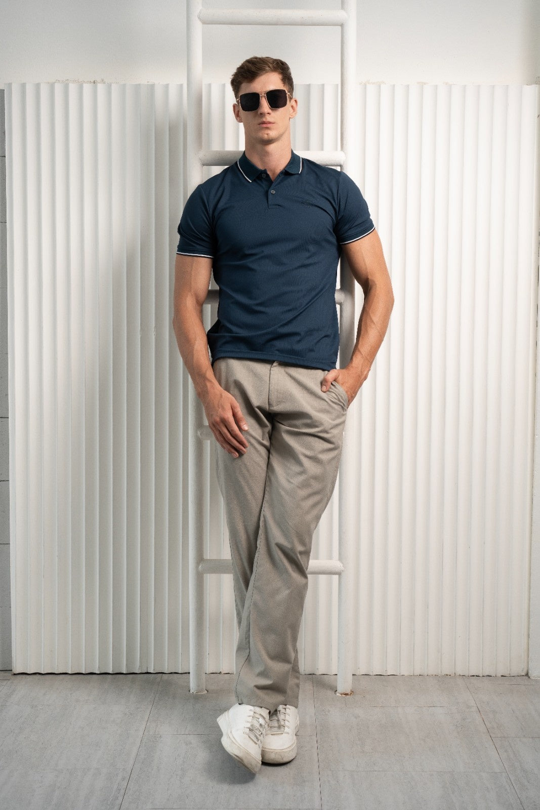 Men's Navy Seal Polo - Rig Anthony