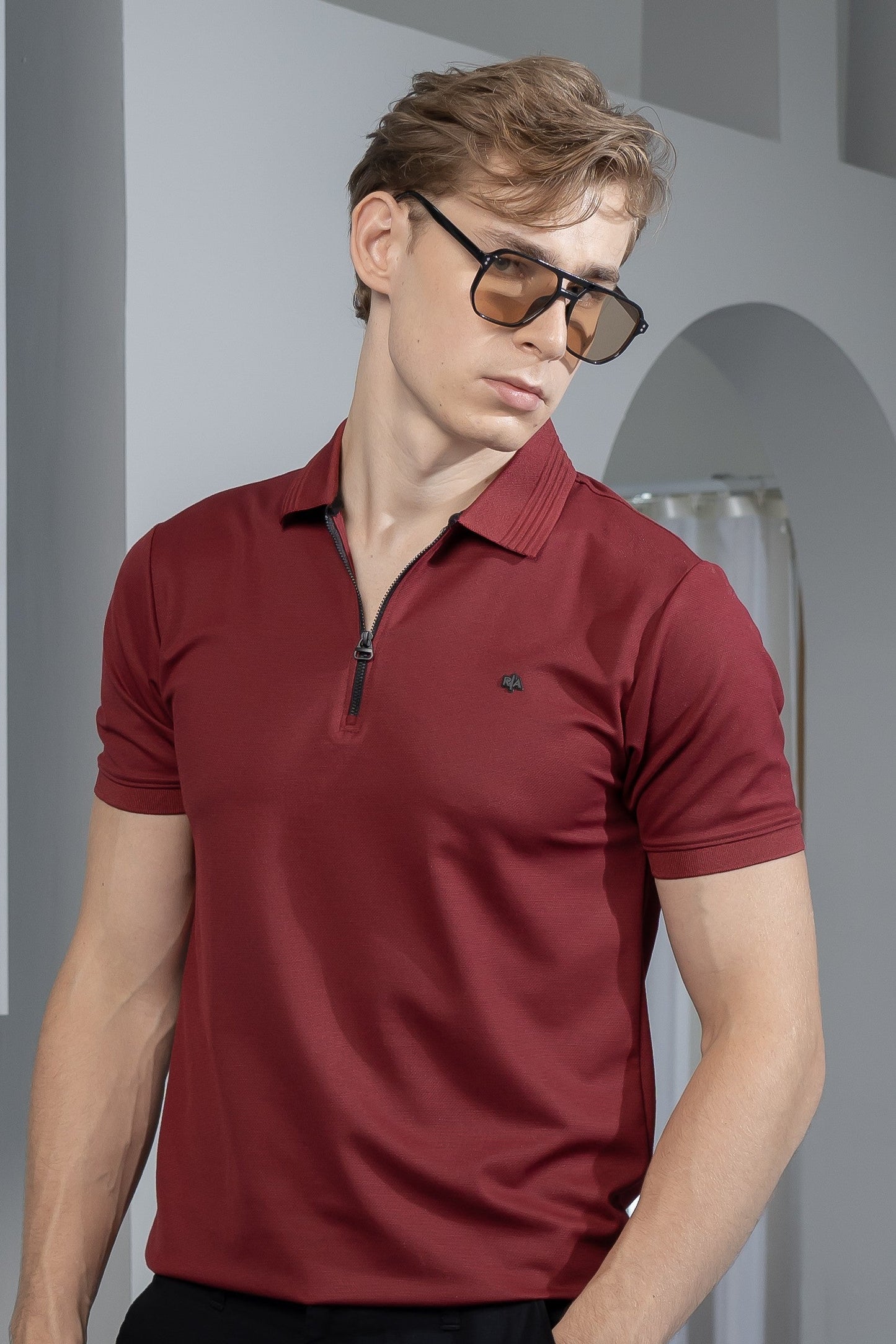 Men's Crimson Edge Polo - Rig Anthony