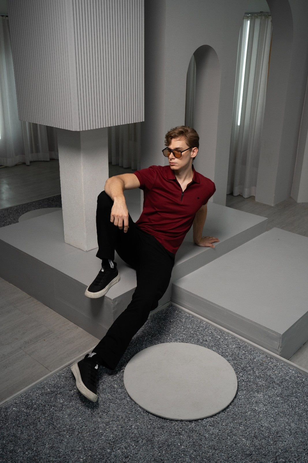 Men's Crimson Edge Polo - Rig Anthony