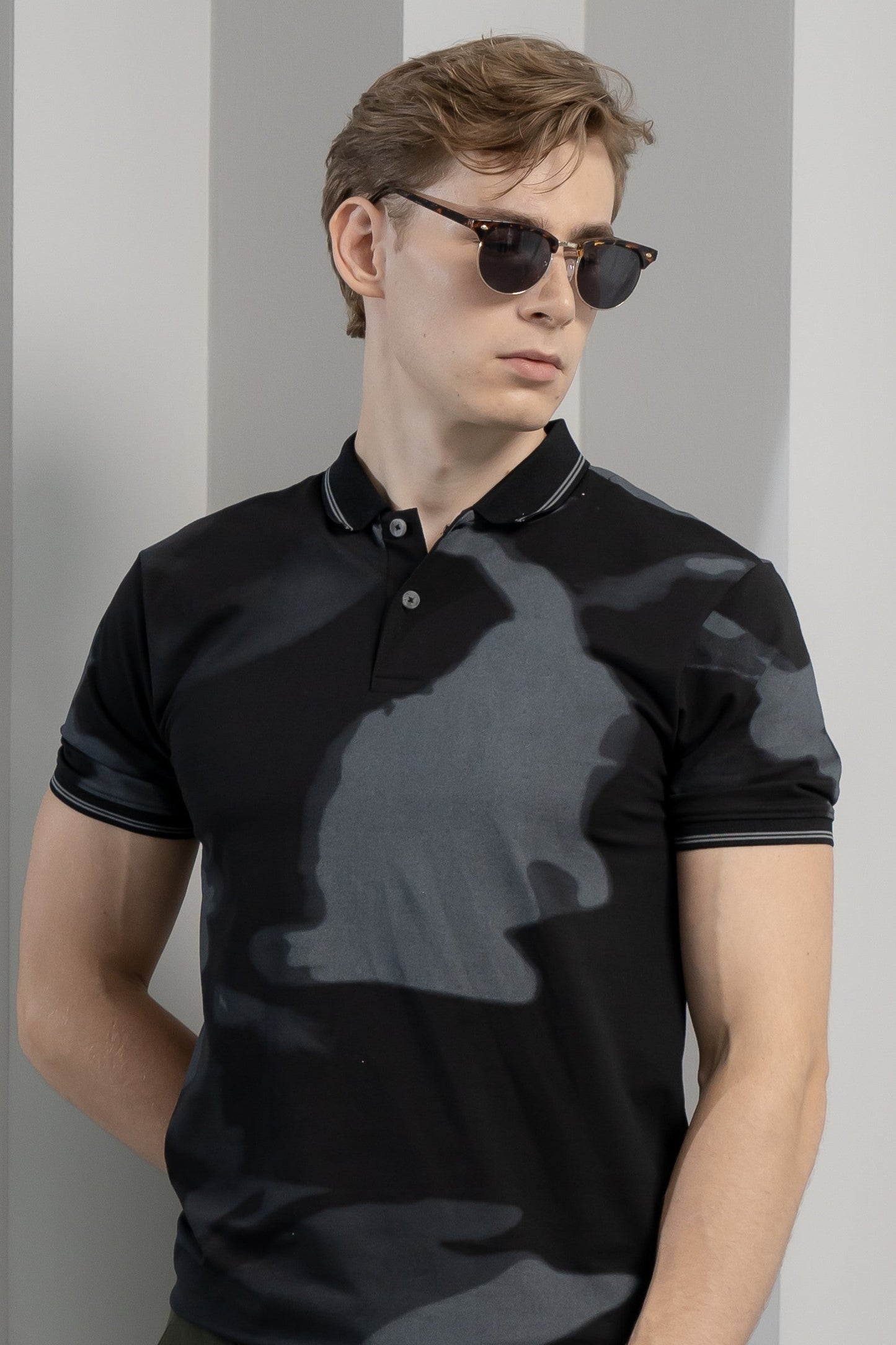 Men's Carbon Drift Polo - Rig Anthony