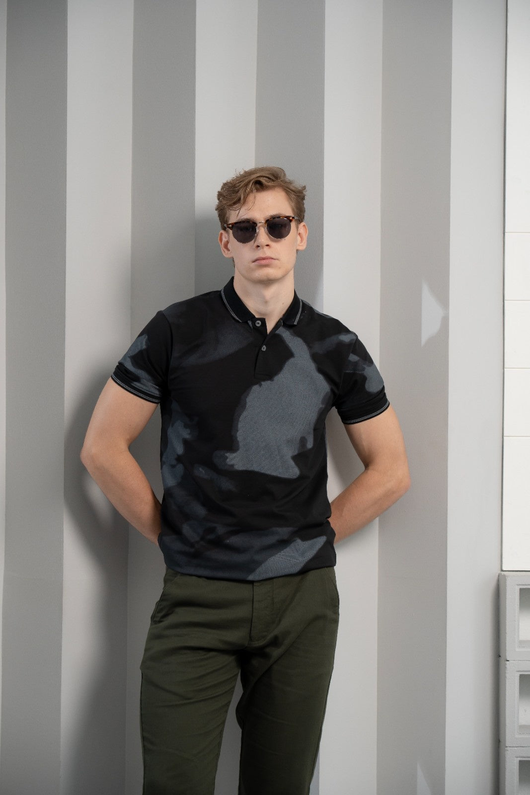 Men's Carbon Drift Polo - Rig Anthony