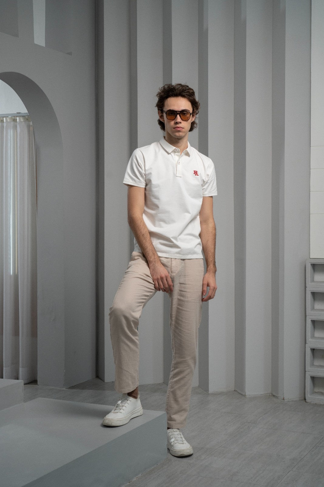 Men's Snow Ember Polo - Rig Anthony