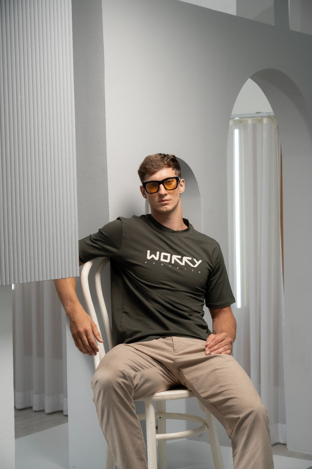 Men’s Olive Mark T-Shirt - Rig Anthony