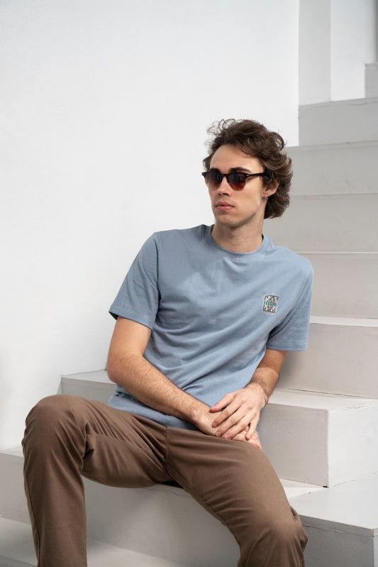 Men’s Cerulean Horizon T-Shirt - Rig Anthony