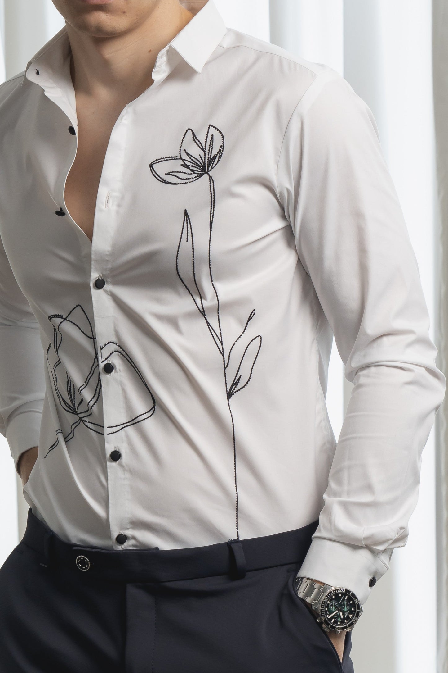 Men's Ivory Radiance Shirt - Rig Anthony