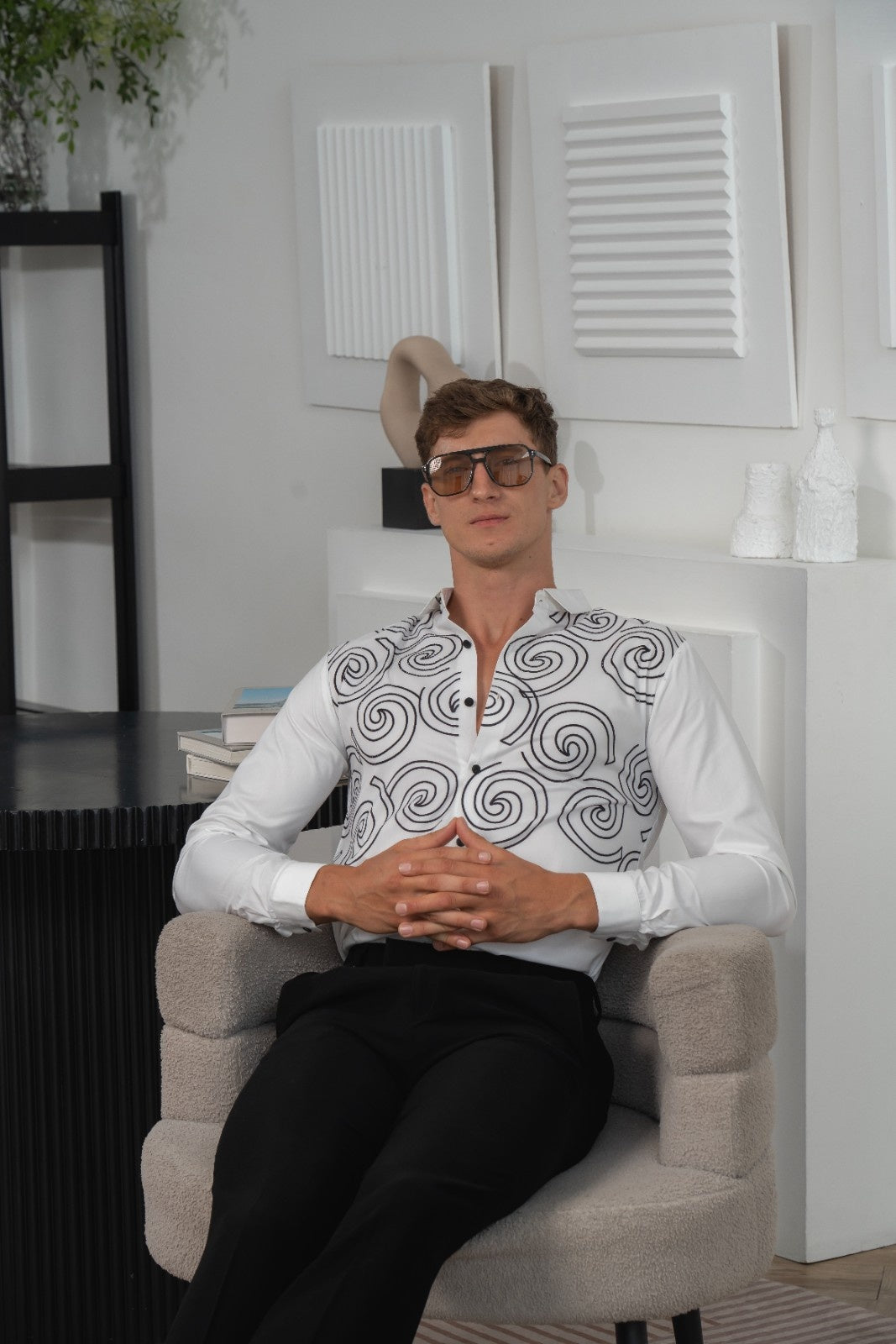 Men's Lunar Circle Shirt - Rig Anthony