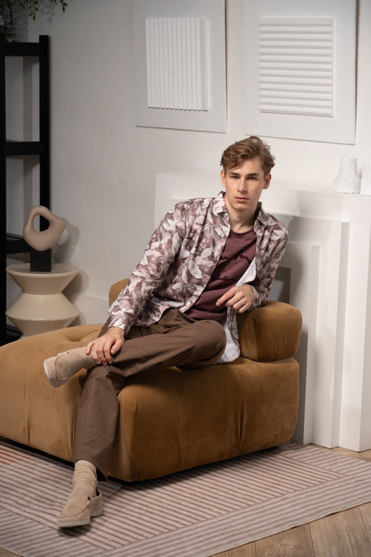 Men's Plumwood Linen Shirt - Rig Anthony