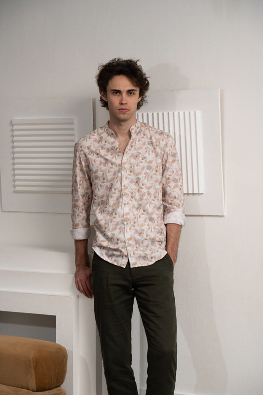 Men's Citrus Garden Linen Shirt - Rig Anthony