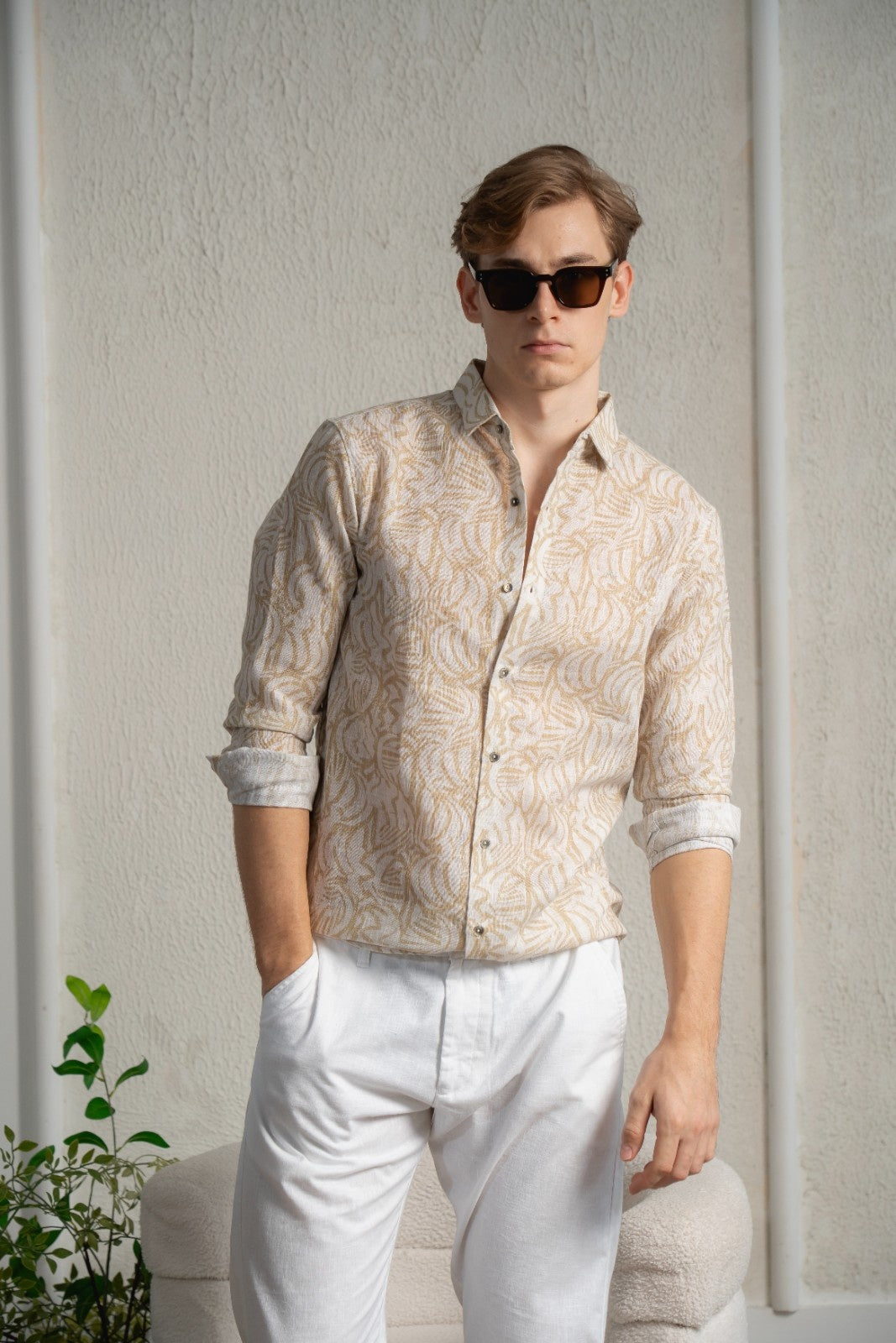Men's Sandline Linen Shirt - Rig Anthony