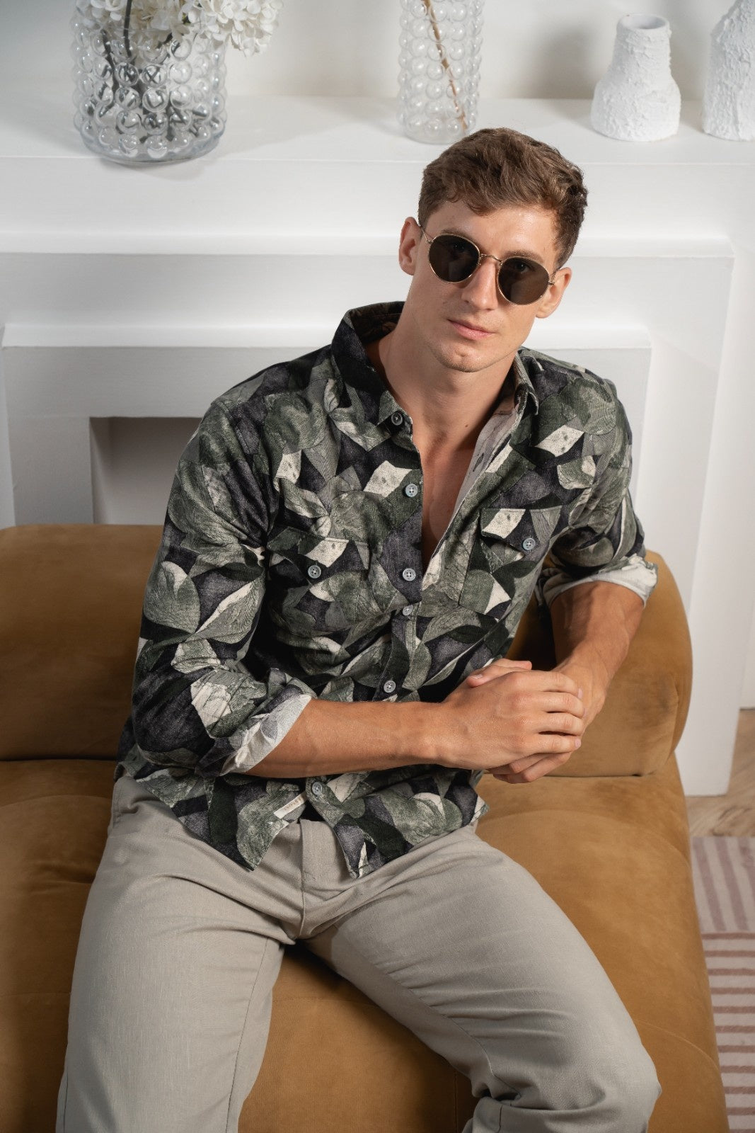 Men's Shadowbloom Corduroy Shirt - Rig Anthony