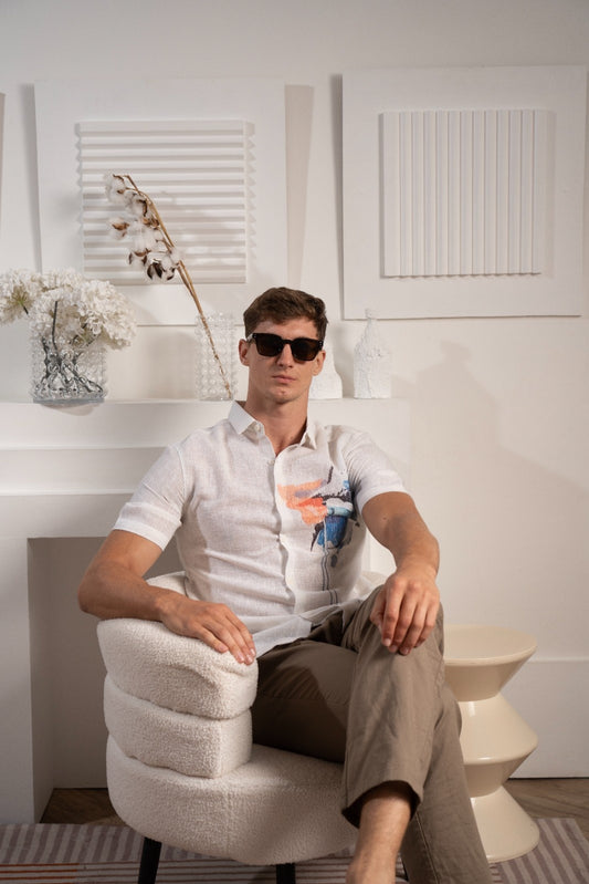 Men's Spectrum Linen Shirt - Rig Anthony