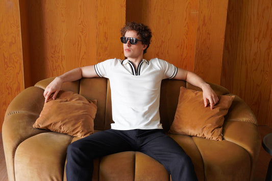Mens polo -Monaco Zip Polo