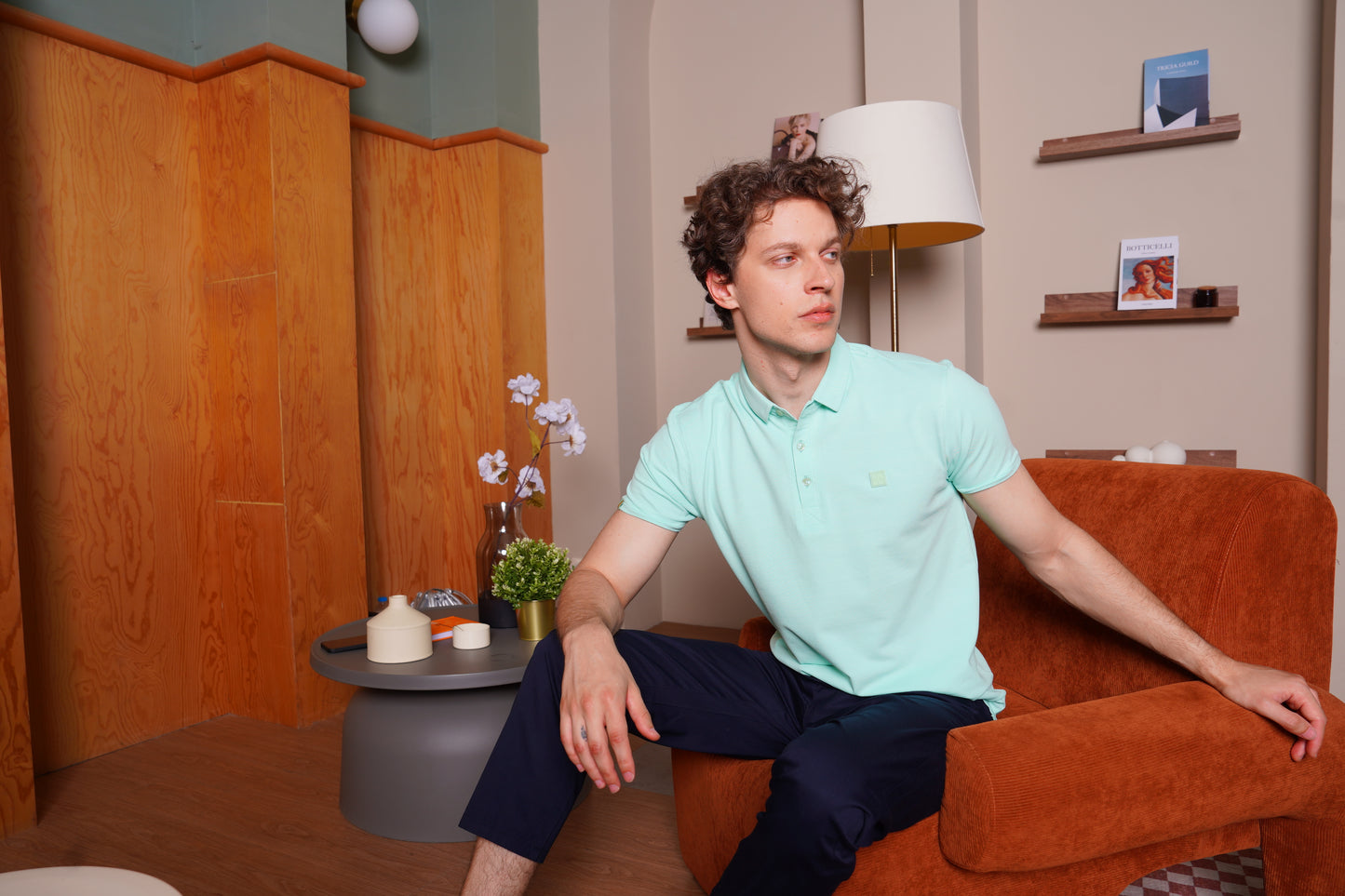 Men's Mint Drift  Polo- Rig Anthony