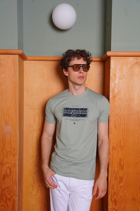 Men’s Sage Green Slim Fit | Rig Anthony