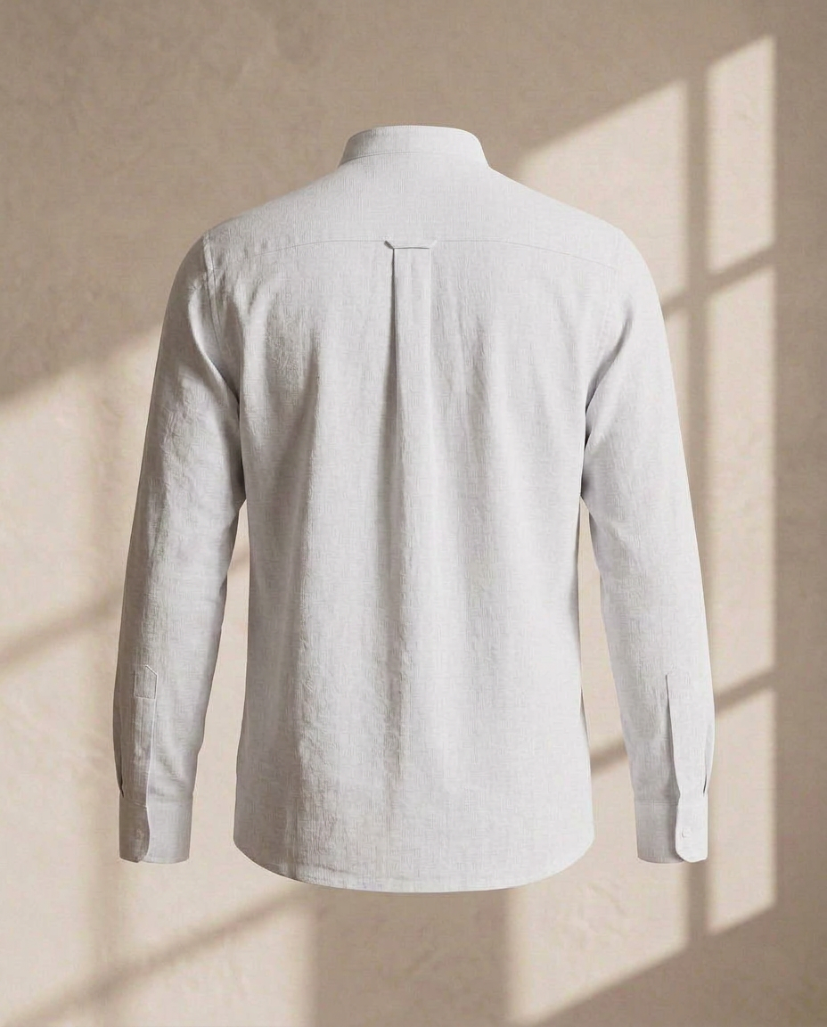 White Linen Shirt-11505