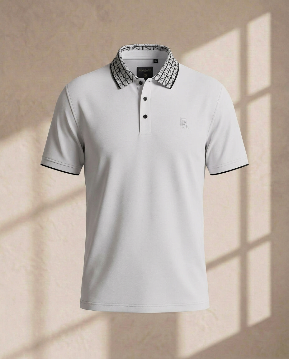 Ivory Noir Signature Polo T-Shirt -14121