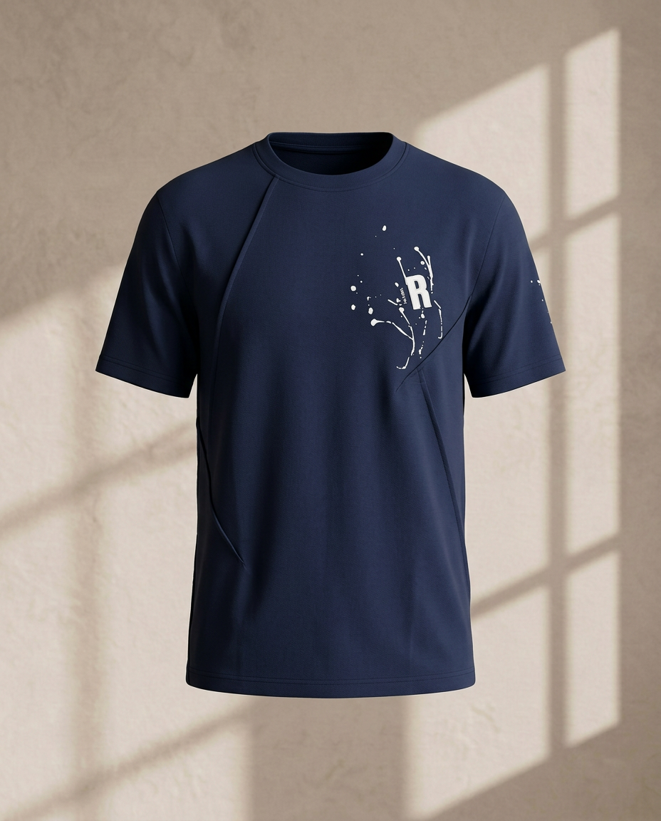 Midnight Navy Premium Graphic T-Shirt 12103