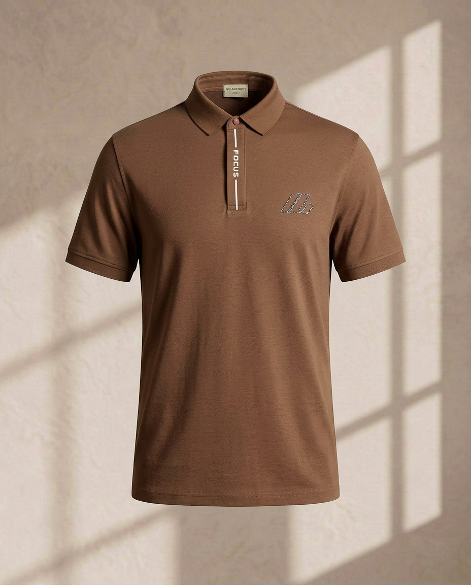 Cocoa Luxe Signature Polo T-Shirt 14117