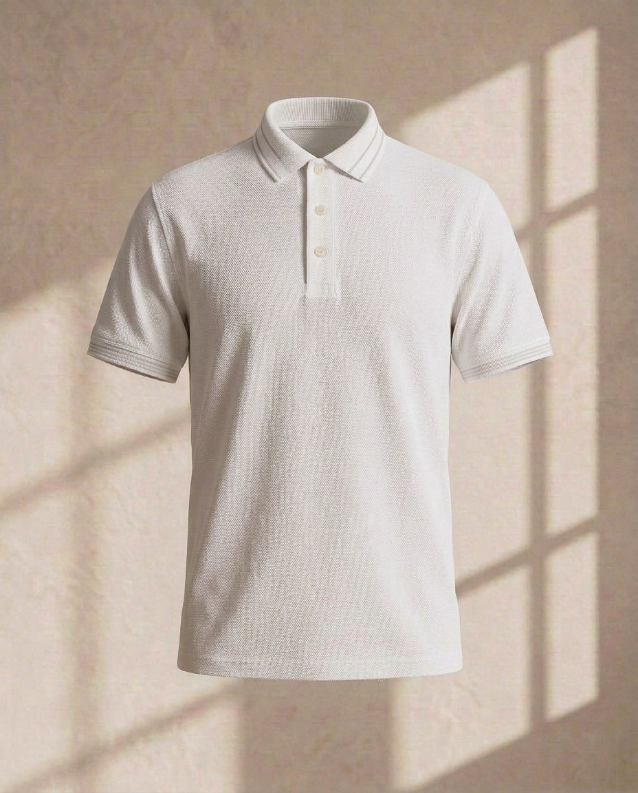Ivory Sand Premium Polo T-Shirt 14154